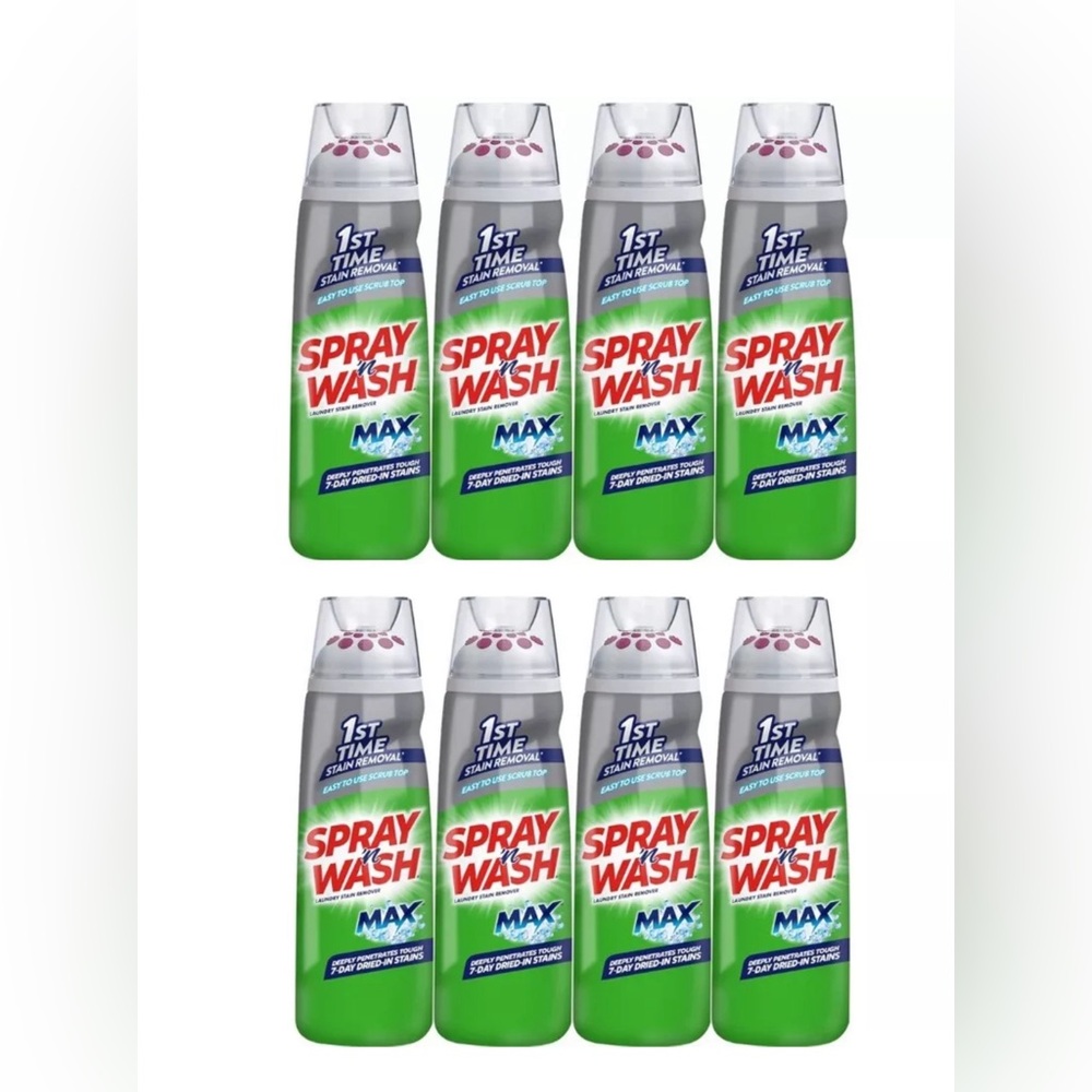 Spray 'n Wash Max Gel Pre-Treat Laundry Stain Remover Stick 6.7 Fl Oz Lot 8 Bulk
